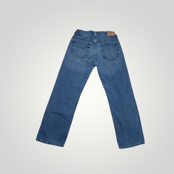 Adjustable Waist Relaxed Straight Leg Blue Jeans Size 14 Reg Levis Signature - Picture 2 of 11